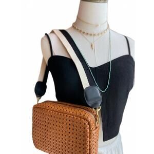 Clare V Striped Shoulder Strap